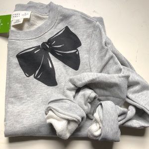 Kate Spade Broome street sweatshirt with bow print
